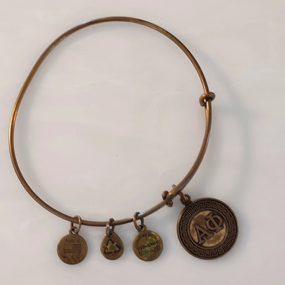 Alex And Ani Alpha Phi Bracelet - Picture 1 of 9